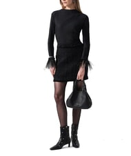 GIANNI CHIARINI DUA Umhängetasche aus Leder Schwarz - Damentaschen - 5