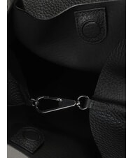 GIANNI CHIARINI DUA Große Umhängetasche aus Leder Schwarz - Damentaschen - 4