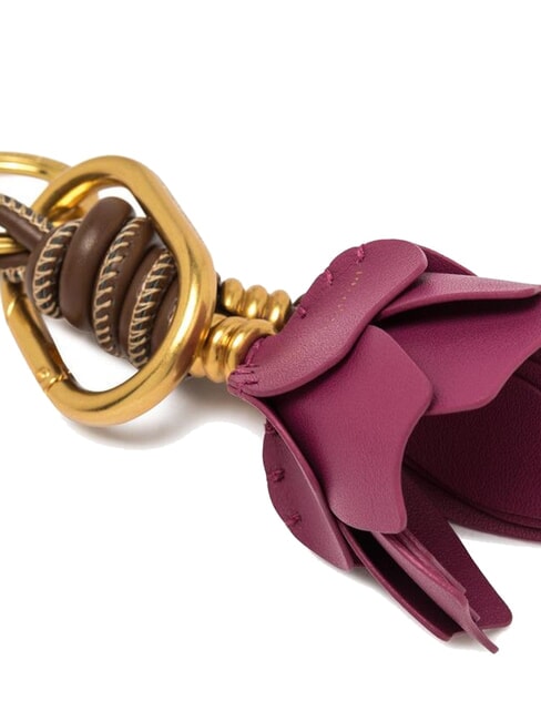 PC CHARMS Schlüsselanhänger mit Blumenanhänger rosa Salz - Schlüsselanhänger und Schlüsseletuis