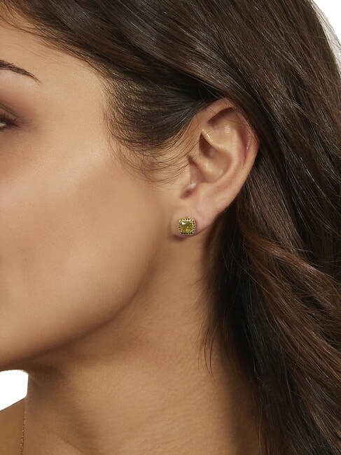 ICY DIAMONDS Quadratische Ohrhänger mit Zirkonia Gold - Ohrringe