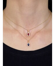 AMEN LADY Halskette mit tropfenförmigem Anhänger und Zirkonia - Halsketten