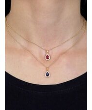 AMEN LADY Halskette mit tropfenförmigem Anhänger und Zirkonia - Halsketten