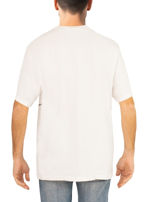 CK JEANS Kurzarm-T-Shirt mit lockerer Passform strahlendes Wei&szlig; - Herren-T-Shirts