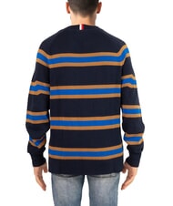 TOMMY HILFIGER TH Rundhals-Baumwollpullover mit Logostickerei - Herrenpullover