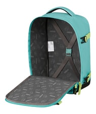 AMERICAN TOURISTER TAKE2CABIN S Underseater-Rucksack ok Ryanair staubiges Türkis/Limette - Rucksäcke für Schule &amp; Freizeit - 5