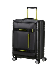 AMERICAN TOURISTER HELLO CABIN Erweiterbarer Handgepäck-Trolley Schwarz/Limette - Handgepäck - 3