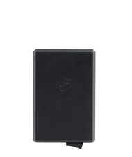 PIQUADRO BLACK SQUARE Kartenhalter aus Leder und Aluminium Gelb - Brieftaschen Herren - 2