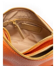 GIANNI CHIARINI FRIDA Umhängetasche aus Leder mit Doppelreißverschluss Koralle - Damentaschen - 5