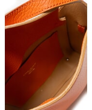 GIANNI CHIARINI PENELOPE Umhängetasche aus Leder mit Schultergurt Korallen-Natur - Damentaschen - 4