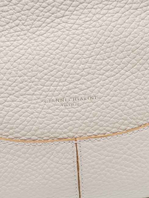 MINERVA Einkaufstasche aus Leder Sand - Damentaschen