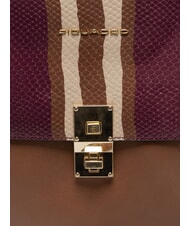 PIQUADRO CAMPIONARIO - DAFNE Aktentasche aus Leder braun/burgunderrot/beige - Arbeitstaschen - 3