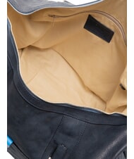 PIQUADRO CAMPIONARIO - SARTORIA 2 Gro&szlig;e Reisetasche aus Leder mit Schultergurt blau/pitti - Reisetaschen - 5