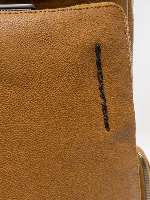 CAMPIONARIO - RONNIE PC-Halter aus Bora-Leder Gelb - Damentaschen