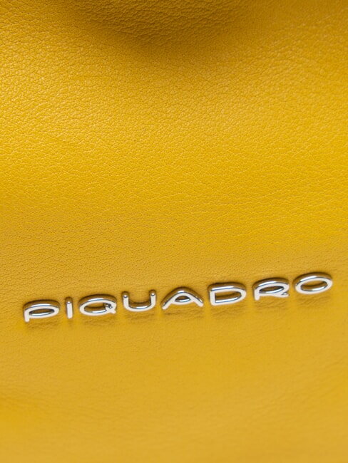 CAMPIONARIO -  DAFNE  Leder-One-Shoulder-Schulter Gelb - Damentaschen