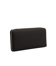 LOVE MOSCHINO LAMINATED BOLD LOVE Große Geldbörse mit Armband Schwarz Schwarz - Brieftaschen Damen - 4