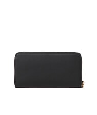 LOVE MOSCHINO LOVE EMBOSSED Große Geldbörse mit Reißverschluss Schwarz - Brieftaschen Damen - 3