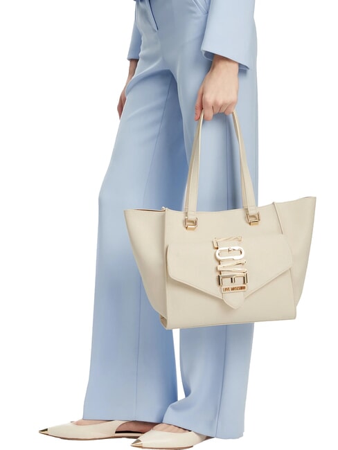 LOVEBUG Schultertasche mit Fach Elfenbein - Damentaschen