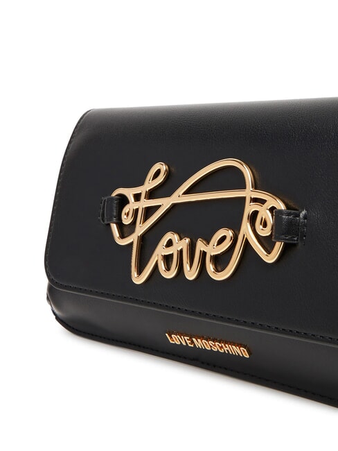 SCRIPT Tasche mit Schulterriemen aus Metall Schwarz - Damentaschen