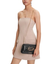 LOVE MOSCHINO SCRIPT Tasche mit Schulterriemen aus Metall Schwarz - Damentaschen - 6