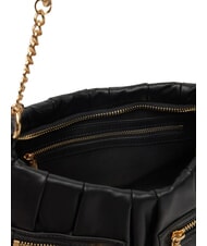LOVE MOSCHINO BAGGY Schultertasche mit Fächern Schwarz - Damentaschen - 4