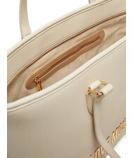 LOVE MOSCHINO BOLD LOVE Schulter-Einkaufstasche Elfenbein - Damentaschen - 4
