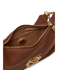 LOVE MOSCHINO BRAIDED Umhängetasche Kamel - Damentaschen - 5