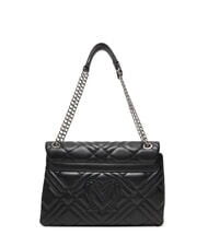 LOVE MOSCHINO QUILTED Schultertasche mit Kette Schwarz Schwarz - Damentaschen - 4