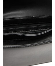 LOVE MOSCHINO QUILTED Schultertasche mit Kette Schwarz Schwarz - Damentaschen - 5