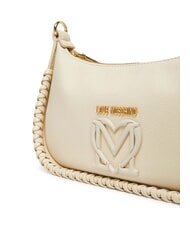 LOVE MOSCHINO BRAIDED Umhängetasche Elfenbein - Damentaschen - 4