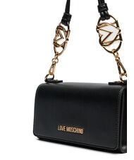 LOVE MOSCHINO JEWEL Schultertasche mit Klappe Schwarz - Damentaschen - 3