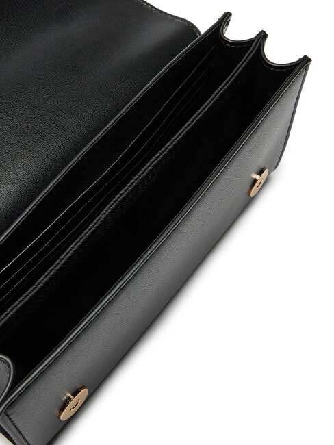 JEWEL Schultertasche mit Klappe Schwarz - Damentaschen