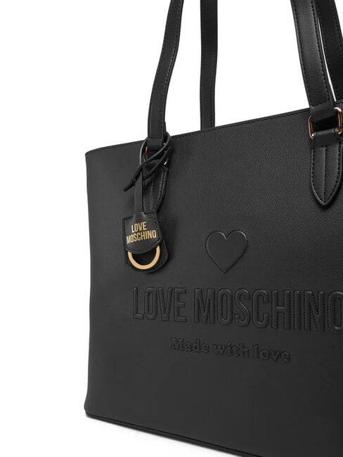 LOVE EMBOSSED Schultertasche Schwarz - Damentaschen