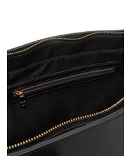 LOVE MOSCHINO LOVE EMBOSSED Schultertasche Schwarz - Damentaschen - 4