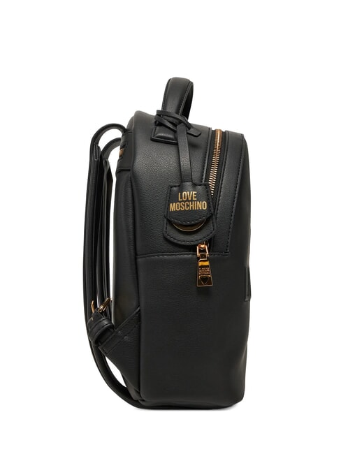 LOVE EMBOSSED Rucksack mit gesticktem Logo Schwarz - Damentaschen