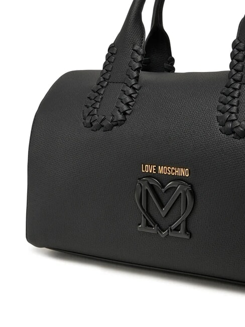 BRAIDED Schultertasche mit Schultergurt Schwarz - Damentaschen