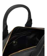 LOVE MOSCHINO BRAIDED Schultertasche mit Schultergurt Schwarz - Damentaschen - 4