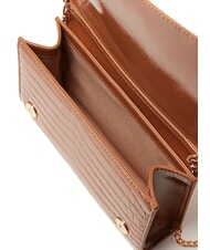 LOVE MOSCHINO CROCO Schulter-Clutch Kamel2 - Damentaschen - 4