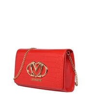 LOVE MOSCHINO CROCO Schulter-Clutch rot - Damentaschen - 2