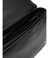 LOVE MOSCHINO QUILTED Schultertasche, Umhängetasche Schwarz Schwarz - Damentaschen - 4