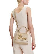 LOVE MOSCHINO BOLD LOVE Aktentasche mit Schultergurt Pulver - Damentaschen - 5