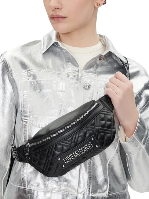 QUILTED Gürteltasche Schwarz Schwarz - Damentaschen