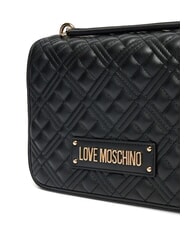 LOVE MOSCHINO QUILTED Schultertasche, Umhängetasche Schwarz - Damentaschen - 3