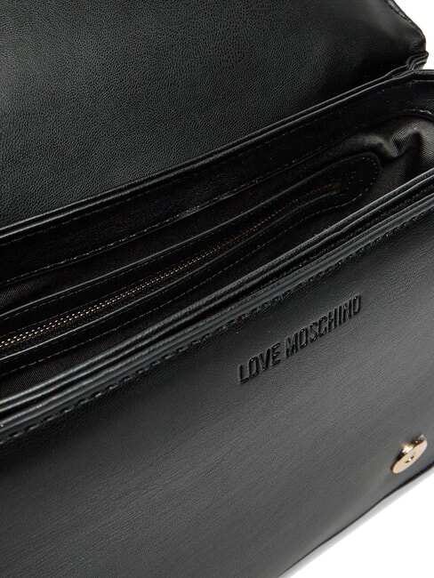 QUILTED Schultertasche, Umhängetasche Schwarz - Damentaschen