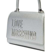 LOVE MOSCHINO BOLD LOVE Aktentasche mit Schultergurt Silber - Damentaschen - 3
