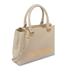 LOVE MOSCHINO BOLD LOVE Handtasche mit Schultergurt Elfenbein - Damentaschen - 3
