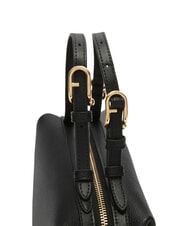 FURLA DOUBLE Ledertasche mit Schulterriemen Schwarz - Damentaschen - 3