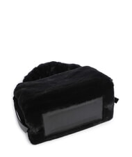 COCCINELLE BOHEME SYNTHETIC FUR Umhängetasche Schwarz - Damentaschen - 4