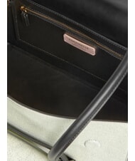 COCCINELLE DOUBLE BEAT CRA Umhängetasche Schnee/Noir - Damentaschen - 4