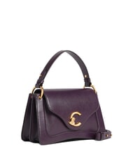COCCINELLE C-ME CALF COCKER Kleine Ledertasche mit Schultergurt Pflaumen - Damentaschen - 2
