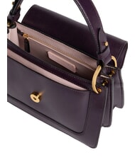 COCCINELLE C-ME CALF COCKER Kleine Ledertasche mit Schultergurt Pflaumen - Damentaschen - 4